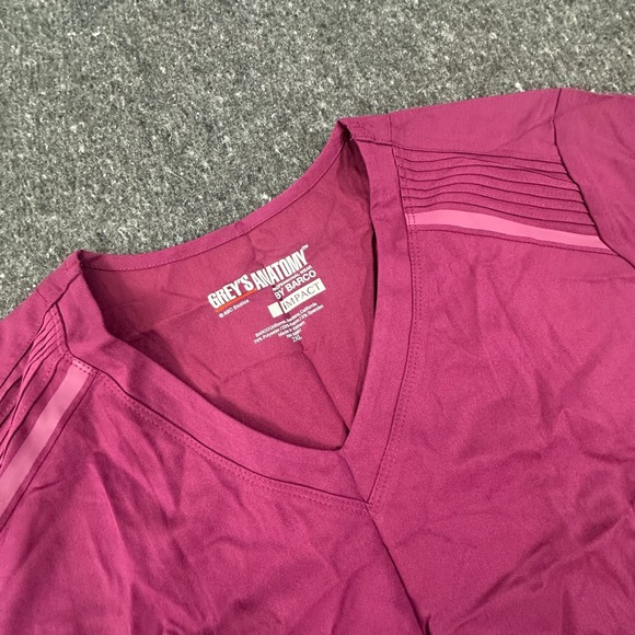 Grey's Anatomy by Barco Other - Grey's Anatomy Scrub Top Women 2XL Burgundy Impact V-Neck GIT033X Barco